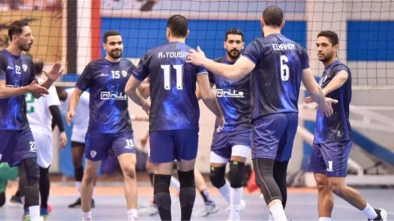 طائرة الزمالك فى مواجهة صعبة امام طلائع الجيش بنصف نهائي كأس مصر