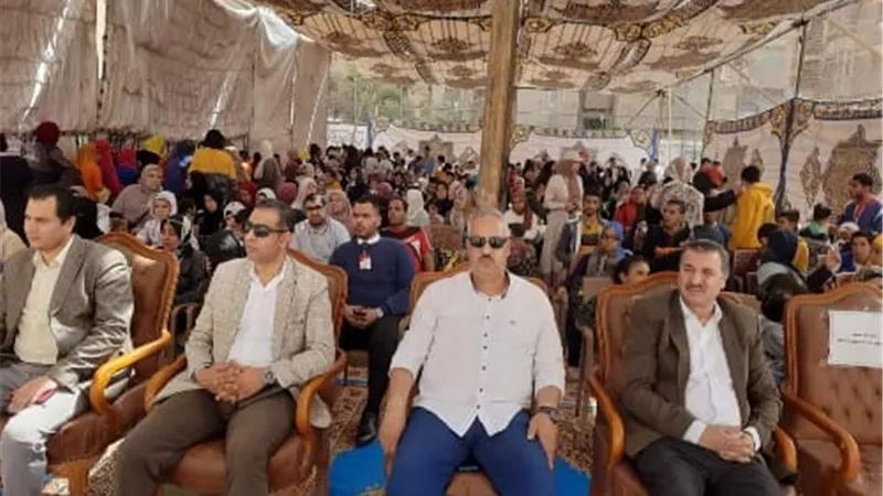الصبروط يشهد الاحتفال بيوم اليتيم بمركز شباب 15 مايو بالقليوبية