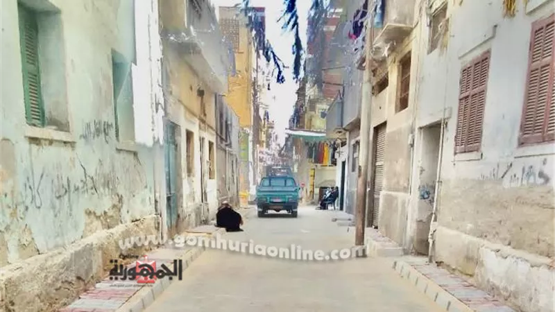 استمرار تطوير ورصف شوارع المحطة الجديدة بالاسماعيلية