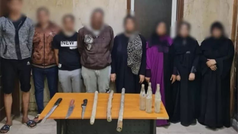 لخلافات حول الجيرة .. مشاجرة بالأسلحة البيضاء بحلوان