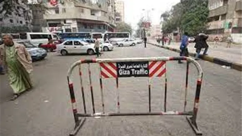 غلق كلى لشارع السودان وتقاطعه مع جامعة الدول العربية لمدة يومين