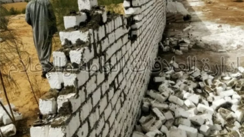 لاتهاون ضد التعدِّي بالبناء على أرض زراعية بالقنطرة غرب