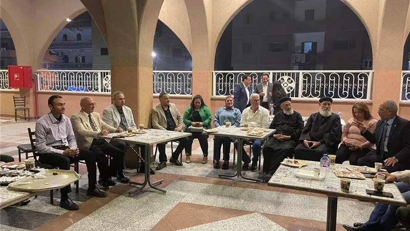 مطرانية سمالوط تقيم حفل الإفطار الجماعي للقيادات السياسية