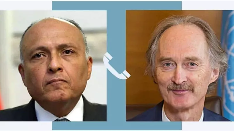 وزير الخارجية يجري اتصالاً هاتفياً بمبعوث الأمم المتحدة الخاص إلى سوريا