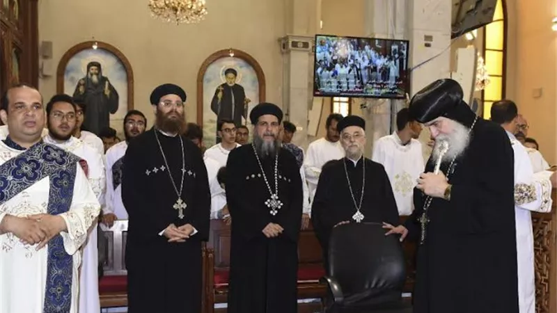 كنائس بني سويف تحتفل بأحد الشعانين