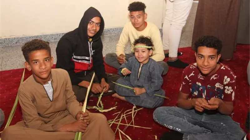 أقباط الأقصريحتفلون بأحد الشعانين بدير الأنبا متاؤس الفاخورى