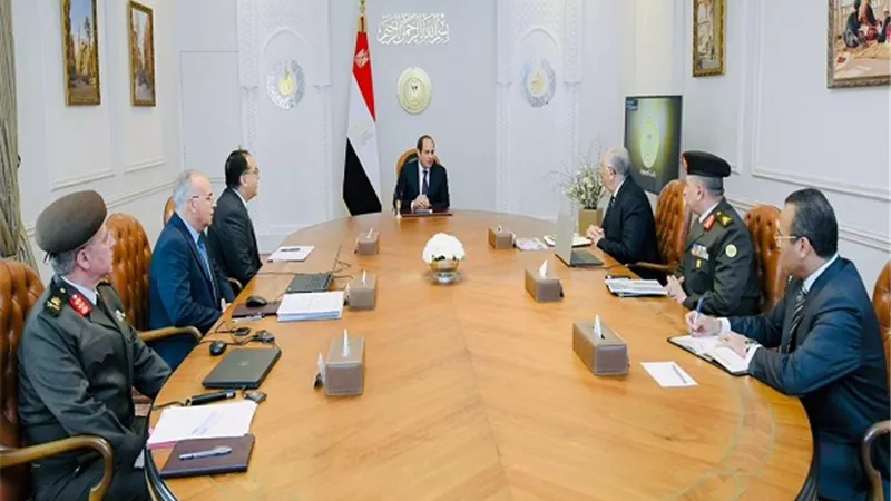 الرئيس السيسى يطلع على الجهود المشتركة لزيادة الرقعة الزراعية في مصر