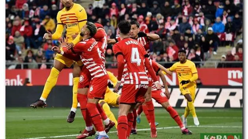 موعد والقنوات الناقلة لمباراة برشلونة وجيرونا بالدوري الإسباني