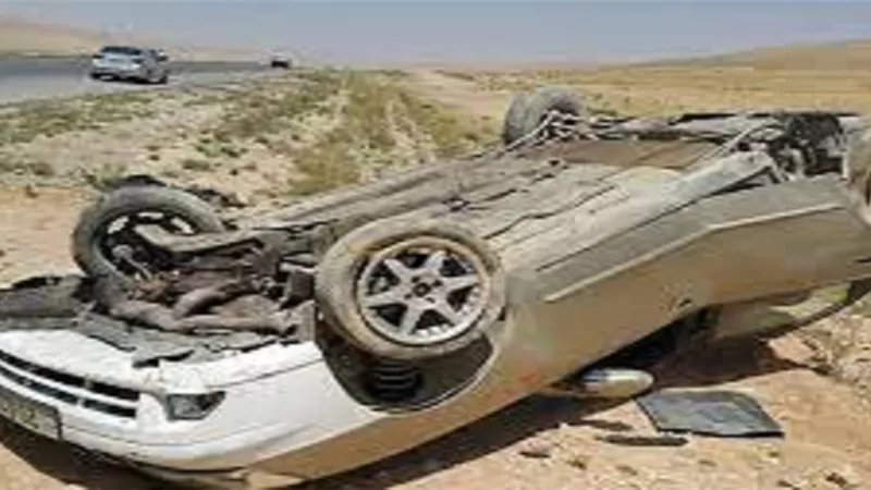 مصرع سيدة وإصابة 5 آخرين فى انقلاب سيارة بطريق الواحات الصحراوى