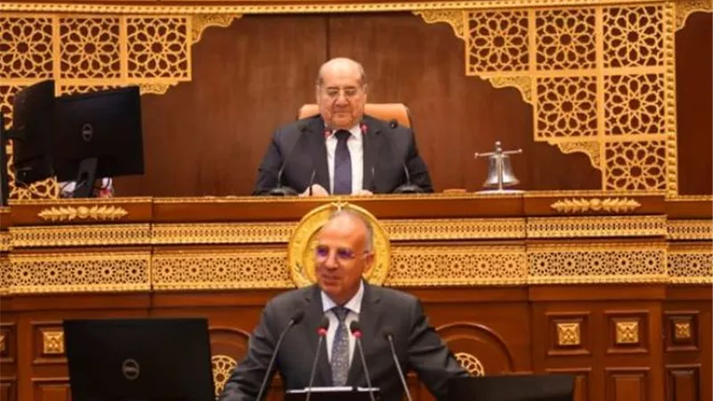 وزير الري يشارك في جلسة المناقشة العامة بالشيوخ لعرض إجراءات ترشيد المياه