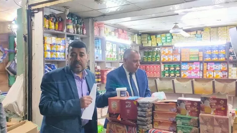 تحرير 9 مخالفات متنوعه خلال حملة تموينية بمركز مطاي