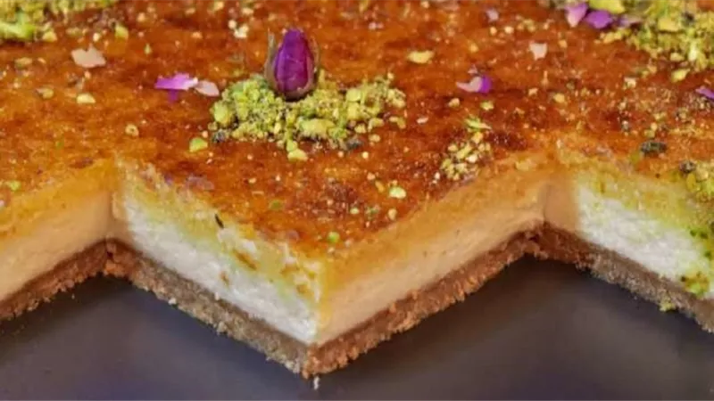 طريقة عمل تشيز بسبوسة بدون بيض