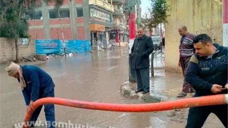 أمطار رعدية غزيرة ورياح شديدة على مدن وقرى محافظة الشرقية