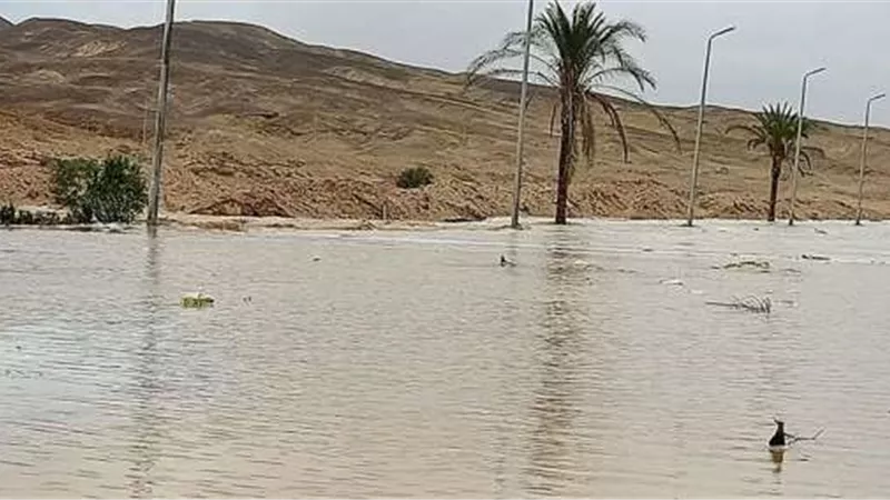 الري :مياه السيول ملأت البحيرات الواقعة أمام سدود الحماية بوادى ميعر