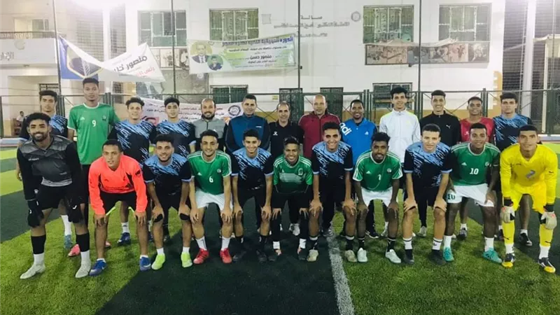 خماسى بنى سويف فى نهائيات دورى الجامعات