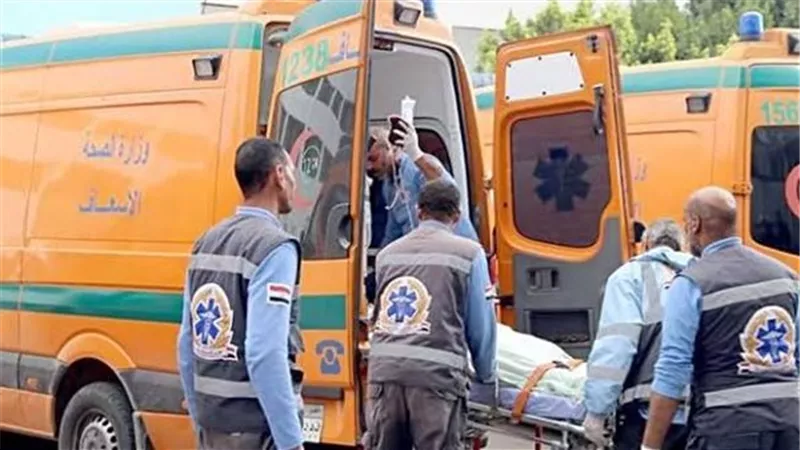اصابة 9 في انقلاب سيارة بطريق الدواويس بالاسماعيلية