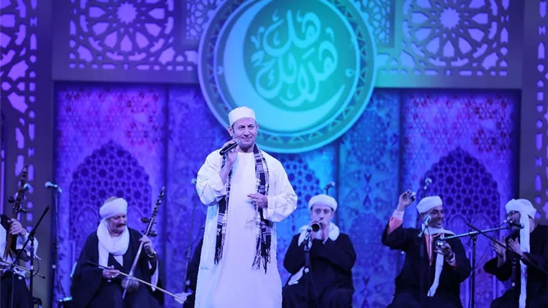 المديح النبوى يضىء ساحة الهناجر فى الليلة الـ١٣ لبرنامج 