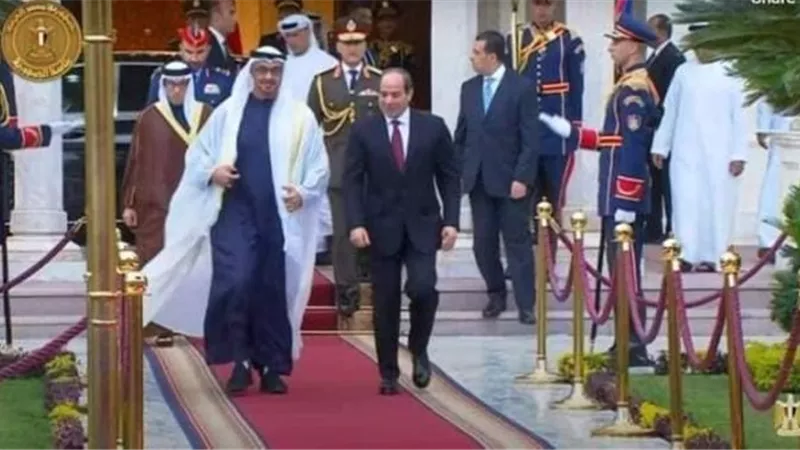 بن زايد : كل التقدير لمصر وشعبها وقيادتها.. وحريصون دائما على تعزيز علاقاتنا الأخوية