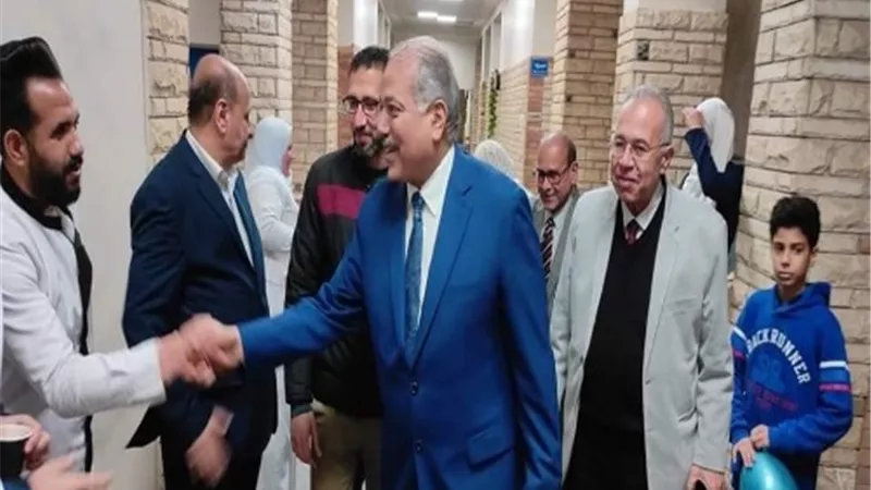 مدير الصحة بالقليوبية يشارك في حفل افطار جماعي بمستشفى حميات بنها