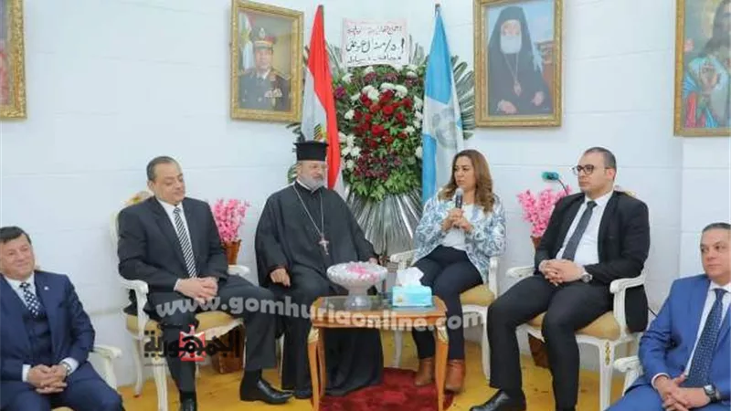 محافظ دمياط تزور كنيسة الروم الأرثوذكس