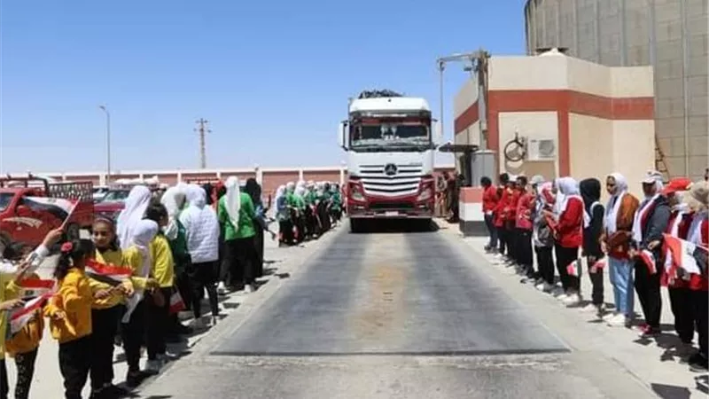 محافظ الوادي الجديد يدشن بدء أعمال توريد الأقماح بصوامع الغلال