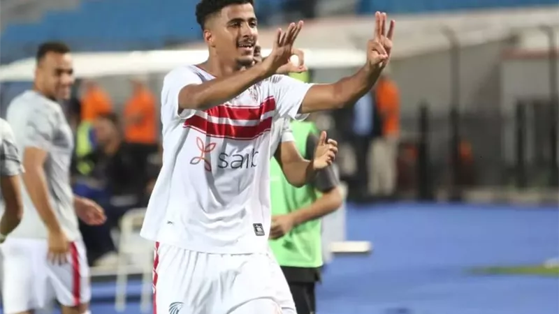حسام عبد المجيد يتؤج بجائزة افضل لاعب في مباراة الزمالك والحدود