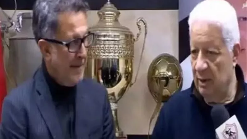 كواليس لقاء مرتضى مع أوسوريو بعد تعاقده مع الزمالك - شاهد