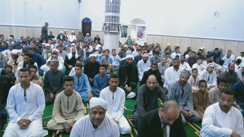 افتتاح أعمال إحلال وتجديد مسجد آل عمران في دشنا