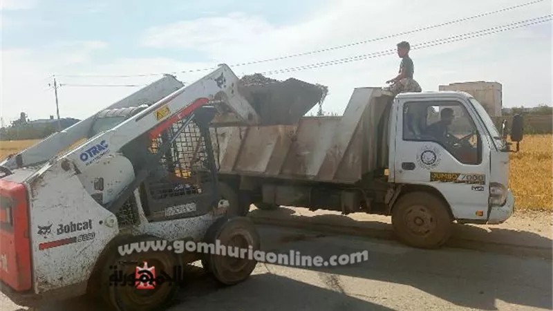 رفع 500 طن مخلفات صلبة و1225 طن مخلفات بلدية بالشوارع