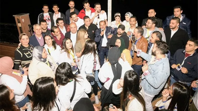 جزيرة الورد ينظم لم الشمل 7 ويتبرع بجهاز لأورام المنصورة