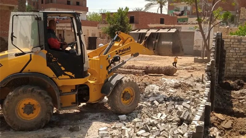 إزالة ٣ حالات تعدّ بأبوصوير في الإسماعيلية