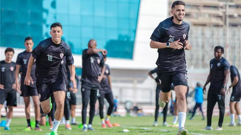 مران الزمالك .. أوسوريو يضع برنامجا بدنيا للونش وراحة لفتوح
