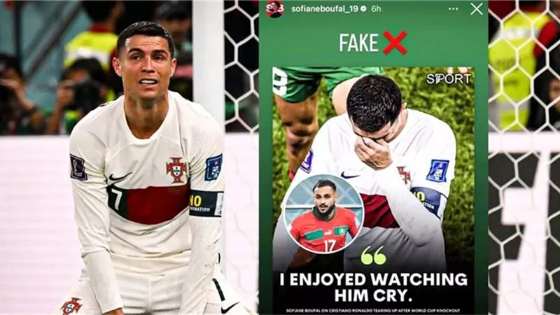 المغربي سفيان بوفال ينفي تصريحاته حول بكاء كريستيانو رونالدو