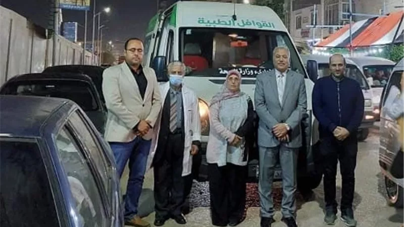 وكيل الصحة بالقليوبية يتفقد القوافل العلاجية حول الكنائس الكبرى