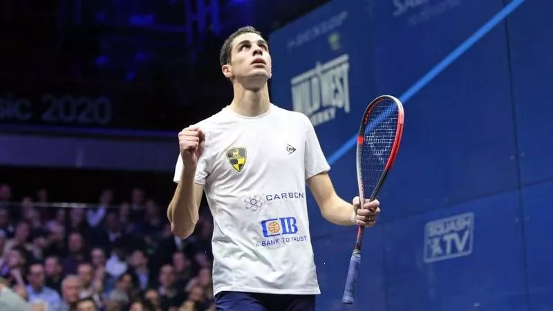 رسميًا.. على فرج يتوج بلقب بطولة بريطانيا للاسكواش