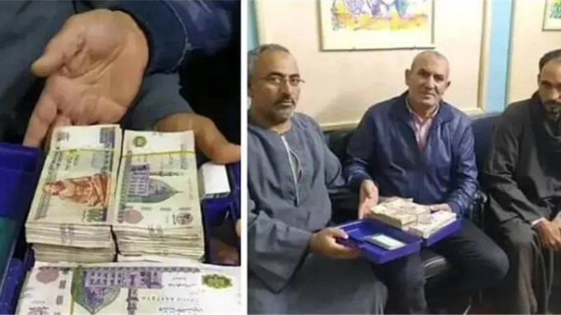 محافظ الوادى الجديد يشيد بأمانة سائق أعاد ربع مليون جنيه لصاحبها