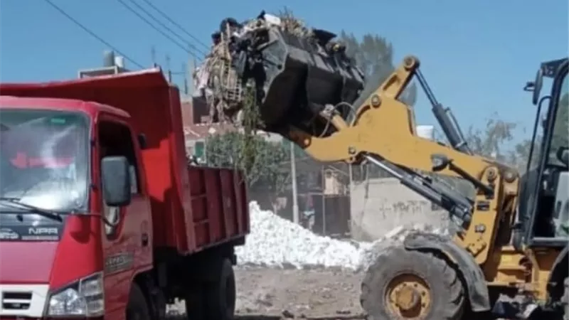 استعداداً للعيد مدينة أبوصوير تواصل أعمال النظافة والإنارة العام