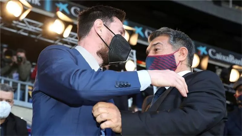 لابورتا يؤكد عودة ميسي إلى برشلونة.. فيديو