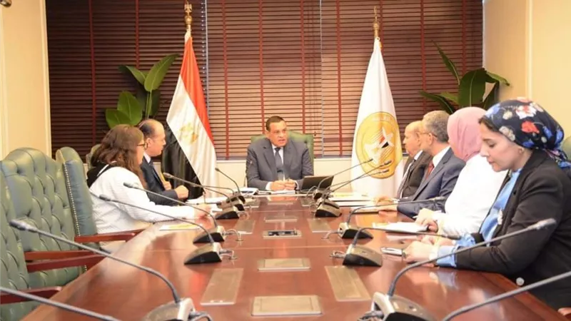 وزير التنمية المحلية يتابع تنفيذ المشروعات الخضراء الذكية