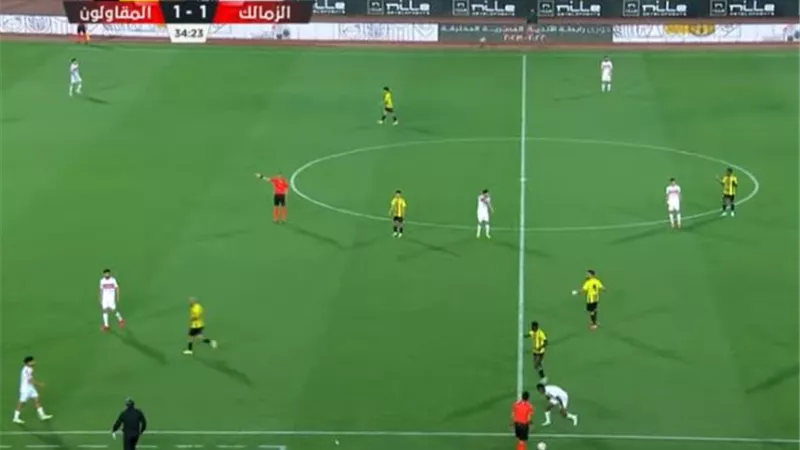 زيزو يسجل هدف التعادل للزمالك أمام ذئاب الجبل