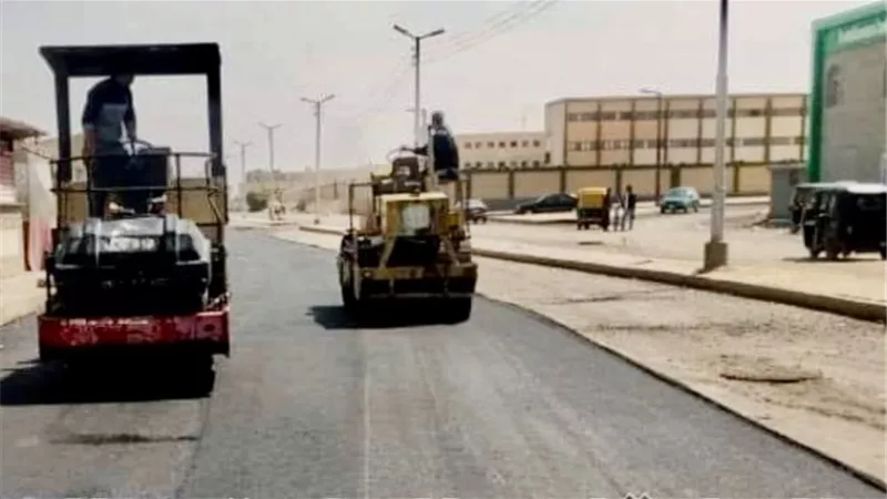 مبادرة حياة كريمة الانتهاء من رصف المحاور الجديدة بالاسماعيلية