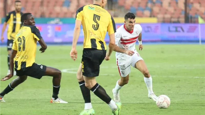 الزمالك والمقاولون يتعادلان 1 - 1 فى الشوط الأول