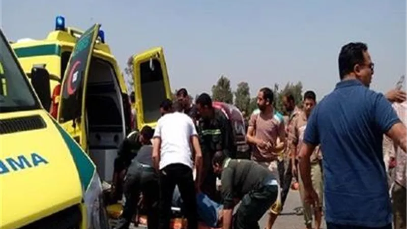إصابة 6 أشخاص فى تصادم بالشرقية