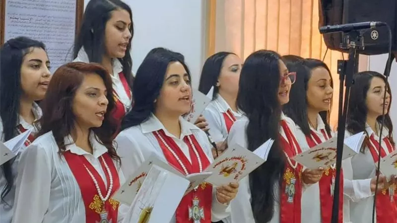 ثقافة السويس تحتفل بعيد القيامة المجيد بكنيسة مارى جرجس
