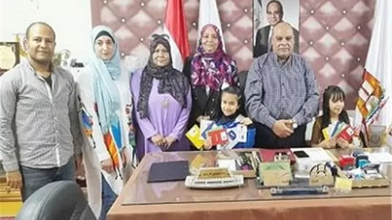 فوز دانة صلاح بالمركز الأول في مسابقة تحدى القراءة بالوادي الجديد