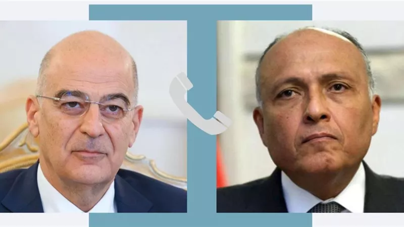 اتصال لوزير الخارجية مع وزير خارجية اليونان