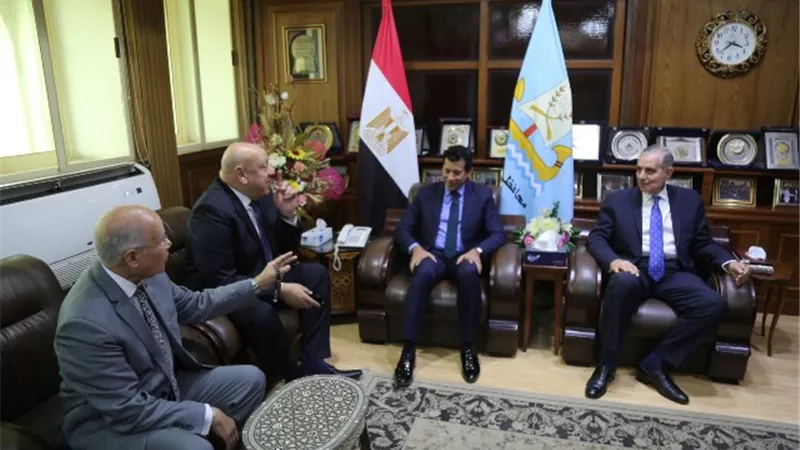 محافظ كفر الشيخ يستقبل وزير الشباب لإفتتاح الهيئات الشبابية