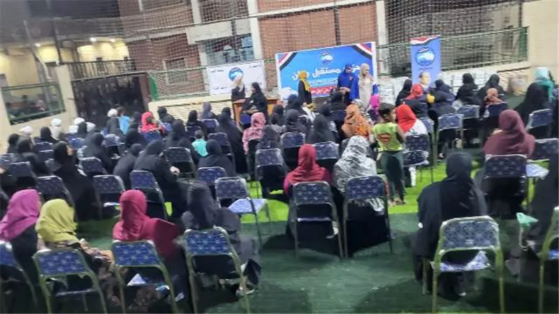 مستقبل وطن الأقصر ويوزع ٥٠٠ شنطة مواد غذائية بالقرنة