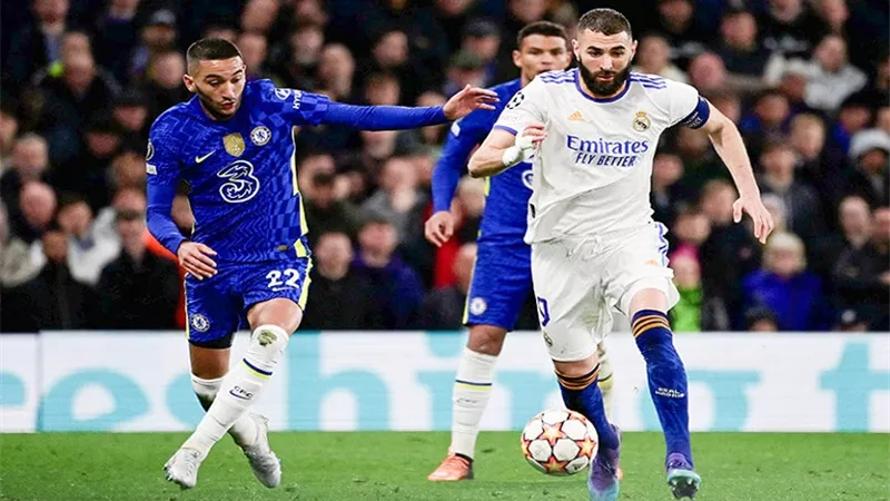 بنزيما يقود تشكيل الريال أمام تشيلسي في ربع نهائي دوري الأبطال