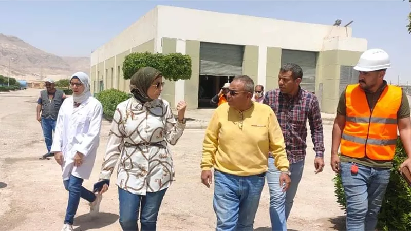 مخلوف تطمئن علي جاهزية المرافق الحيوية قبل إجازة العيد